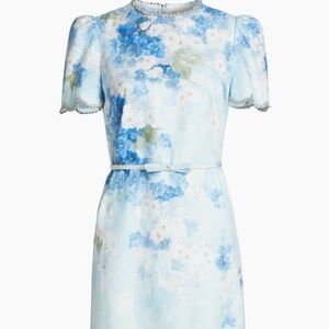 Zimmermann  Crush Floral Scalloped Shift Dress. size 3 (8-10)